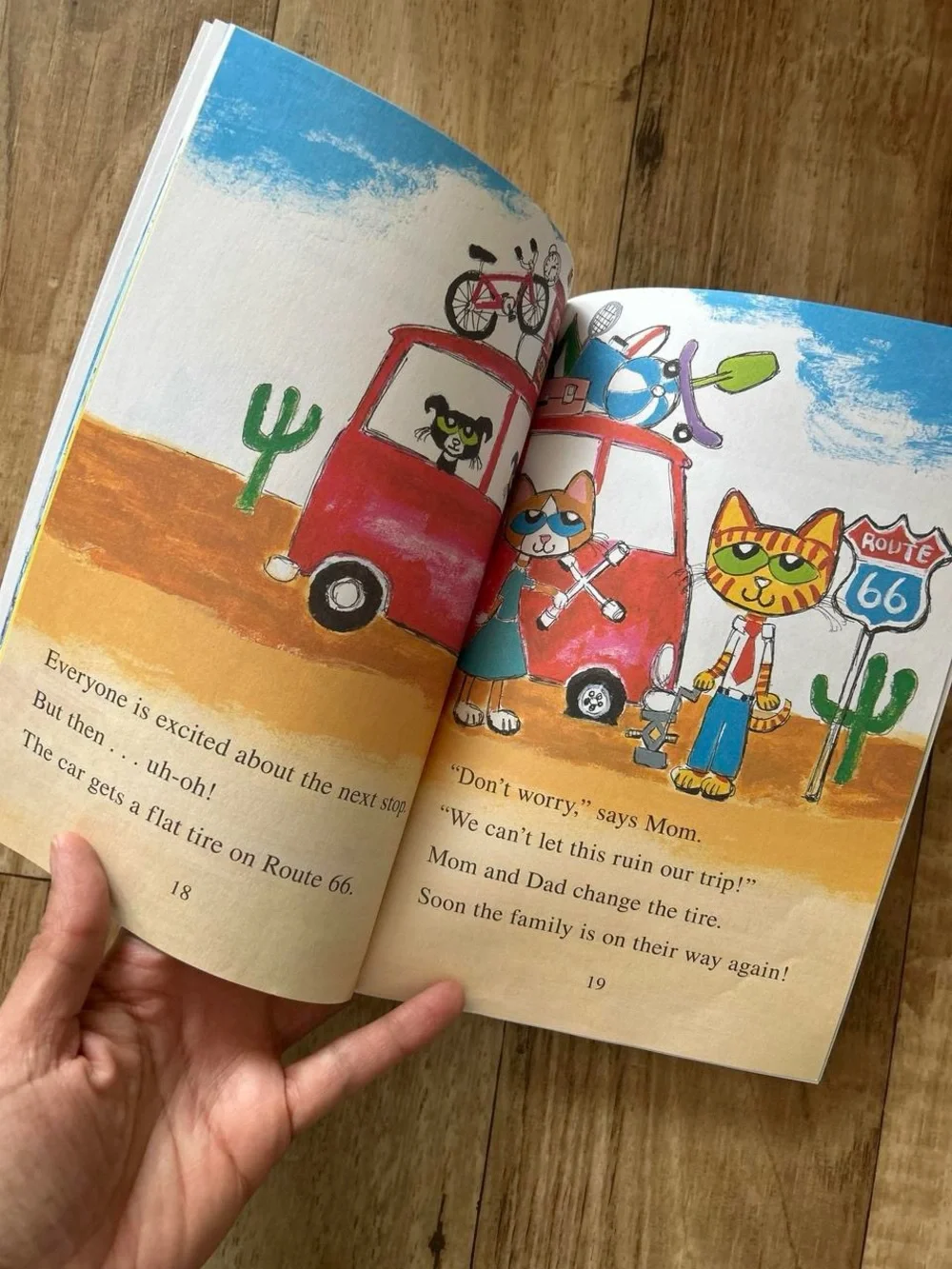 📚 Pete the Cat's Family Road Trip, softcover book